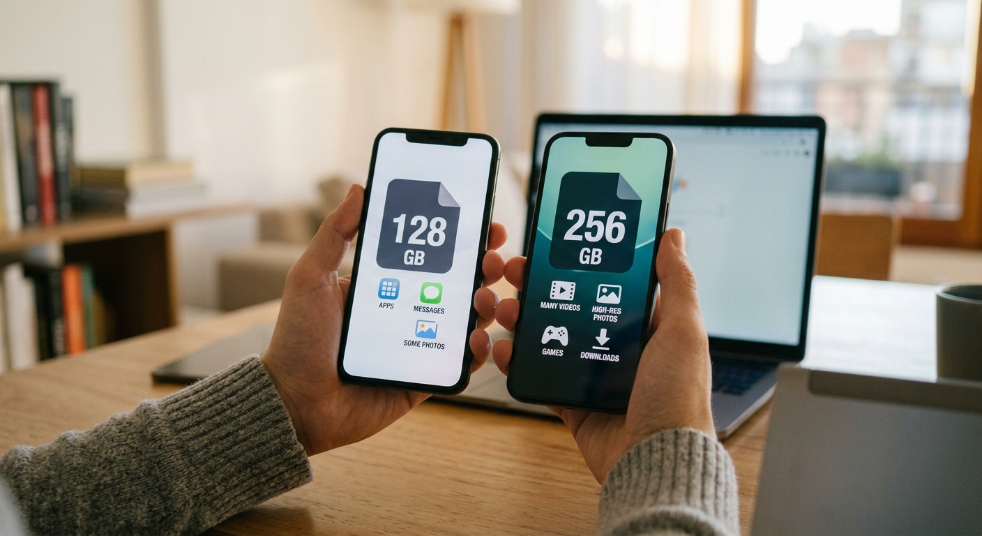 ¿128 GB o 256 GB? Cuánto almacenamiento necesita realmente un celular en 2026